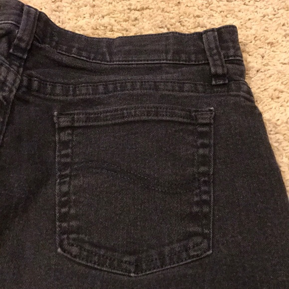 Lee’s Thrifted Dark Grey Women’s Jeans Size 8 - Picture 5 of 6